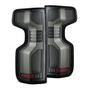 AlphaRex 19-25 Chevrolet Silverado 1500 / 20-25 Silverado 2500HD/3500HD LUXX-Series LED Tail Lights Alpha-Black