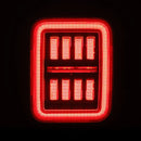 AlphaRex 19-25 Jeep Gladiator JT NOVA-Series Prismatic LED Tail Lights Alpha-Black