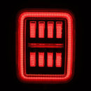 AlphaRex 19-25 Jeep Gladiator JT NOVA-Series Prismatic LED Tail Lights Black-Red