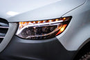 AlphaRex 19-24 Mercedes-Benz Sprinter NOVA-Series LED Projector Headlights Alpha-Black