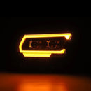 AlphaRex 19-24 Ram 1500 (MK II 2500 Style) LUXX-Series LED Projector Headlights Black
