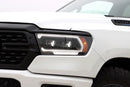 AlphaRex 19-22 Ram 1500 LUXX LED Projector Headlights Alpha Black