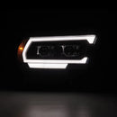 AlphaRex 19-24 Ram 1500 (MK II 2500 Style) LUXX-Series LED Projector Headlights Black