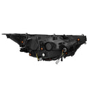 AlphaRex 19-24 Toyota RAV4 (High Trim) NOVA-Series LED Projector Headlights Alpha-Black