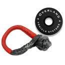 Overland Vehicle Systems Combo Kit - Soft Shackle 5/8" 44,500 lb. and Recovery Ring 6.25" 45,000 lb. Black