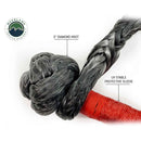 Overland Vehicle Systems Combo Kit - Soft Shackle 5/8" 44,500 lb. and Recovery Ring 6.25" 45,000 lb. Black