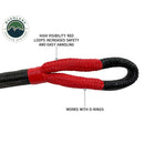 Overland Vehicle Systems Brute Kinetic Recovery Strap 1" x 30' With Storage Bag - 30% stretch