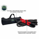 Overland Vehicle Systems Brute Kinetic Recovery Strap 1" x 30' With Storage Bag - 30% stretch