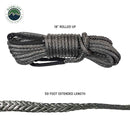 Overland Vehicle Systems Brute Recovery Winch Line Extension 3/8" x 50' 20,000 LB. - Gray
