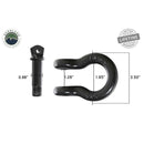 Overland Vehicle Systems Recovery Shackle D-Rings - 3/4" 4.75 Ton - Sold In Pairs