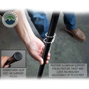 Overland Vehicle Systems HD Nomadic 270 Degree Awning - Driver Side - Dark Gray Awning with Black Cover