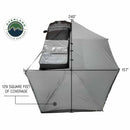 Overland Vehicle Systems HD Nomadic 270 Degree Awning - Passenger Side - Dark Gray Awning With Black Cover