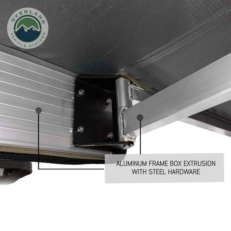 Overland Vehicle Systems HD Nomadic 270 Degree Awning & Wall 1, 2, & 3, Mounting Brackets - Driver Side