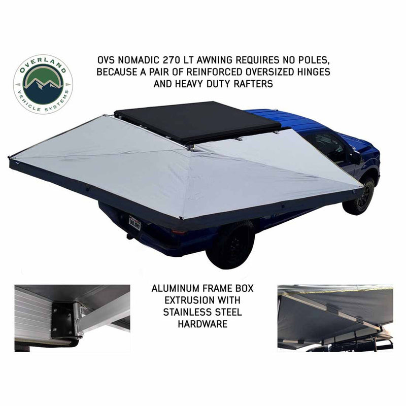 Overland Vehicle Systems HD Nomadic 270 LT Awning - Passenger Side