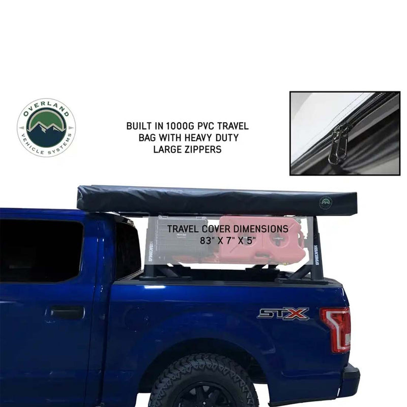 Overland Vehicle Systems HD Nomadic 270 LT Awning & Wall 1, 2, & Mounting Brackets - Driver Side