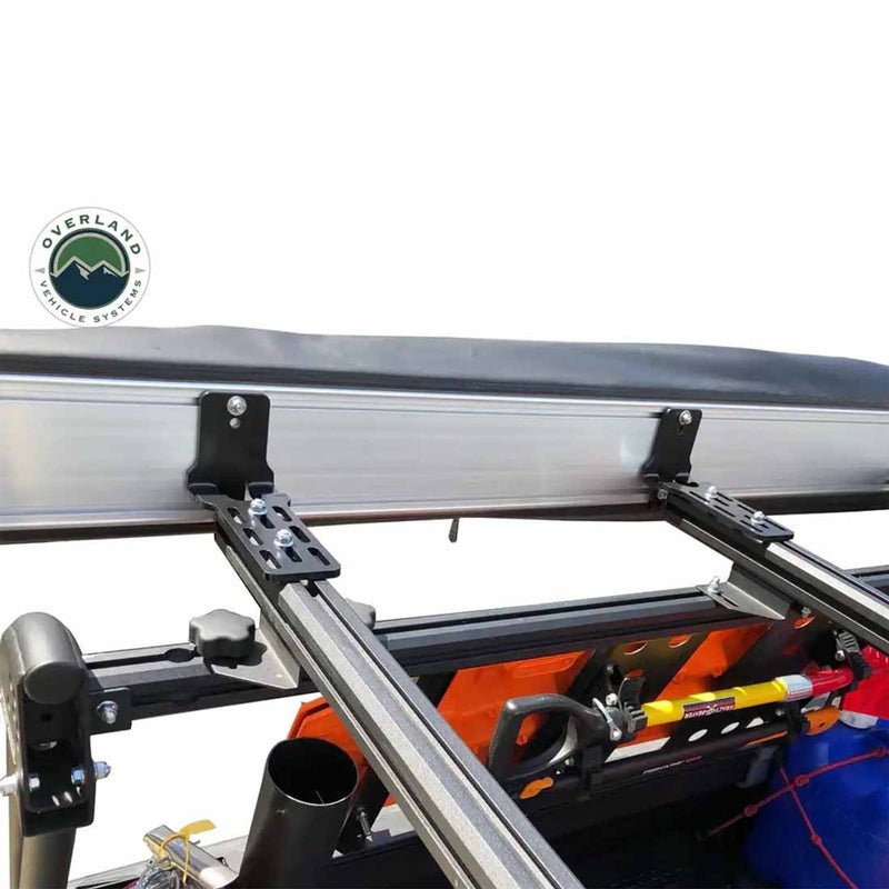 Overland Vehicle Systems HD Nomadic 270 LT Awning & Wall 1, 2, & Mounting Brackets - Driver Side
