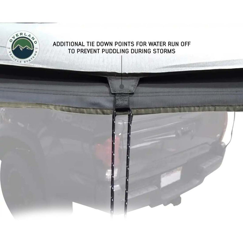 Overland Vehicle Systems HD Nomadic 270 LT Awning & Wall 1, 2, & Mounting Brackets - Driver Side