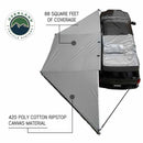 Overland Vehicle Systems HD Nomadic 180 Degree Awning - Dark Grey with Black Travel Cover Universal