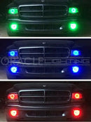 1998-2003 Dodge Durango LED Headlight Halo Kit