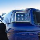 AlphaRex 05-07 Ford Super Duty/Excursion NOVA-Series LED Projector Headlights Alpha-Black