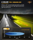 X-PRO Series | 3 Inch 84W LED Combo Pod Light Off Road Lights with White DRL&Amber Turn Signal Light
