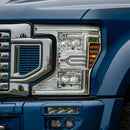 AlphaRex 20-22 Ford Super Duty NOVA-Series LED Projector Headlights Chrome