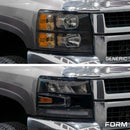 Form Lighting 2007-2013 Chevrolet Silverado LED Reflector Headlights (pair)