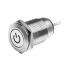 Pre-Wired Power Symbol Flush Mount LED Switch