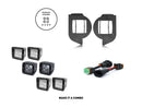 LED Fog Light Pod Replacements Brackets Kit For 2014-2024 Toyota 4Runner