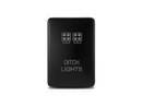 Low Profile Ditch Light Brackets Kit For 2014-2021 Toyota Tundra