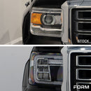 Form Lighting 2014-2018 GMC Sierra 1500 LED Reflector Headlights (pair)