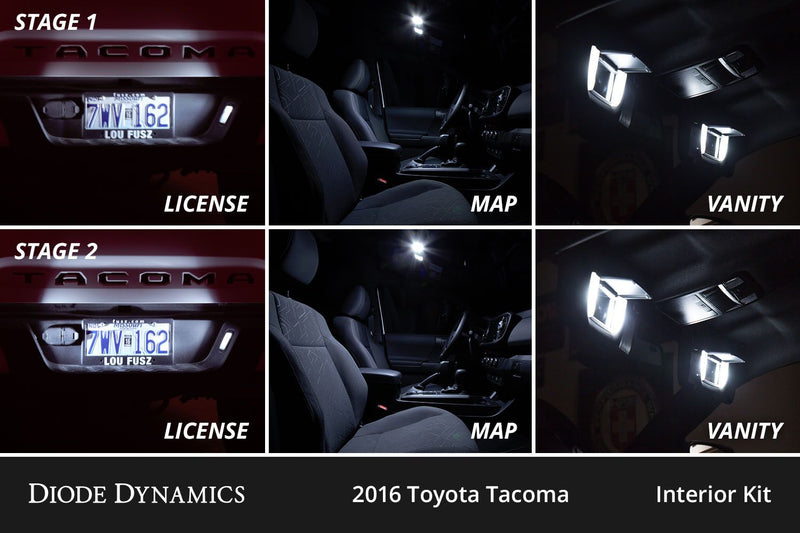 Diode Dynamics Interior LED Conversion Kit For 2016-2023 Toyota Tacoma