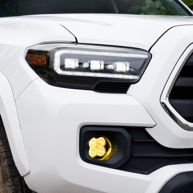 Form Lighting 2016-2023 Toyota Tacoma Sequential LED Projector Headlights with White DRL (pair)