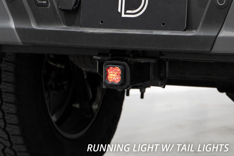 Diode Dynamics HitchMount LED Pod Reverse Kit For 2005-2015 Toyota Tacoma