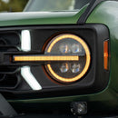 Form Lighting 2022-2024 Ford Bronco Raptor LED Projector Headlights (pair)