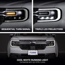 2022-2024 Ford Maverick Sequential LED Projector Headlights (pair)
