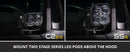 SS3 LED Ditch Light Kit for Toyota RAV4 Sport White Combo
