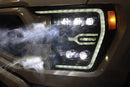 AlphaRex 21-23 Ford F150 / 21-23 Ford F150 Raptor NOVA-Series LED Projector Headlights Alpha-Black