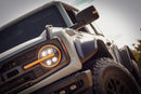 AlphaRex 21-25 Ford Bronco /22-25 Ford Bronco Raptor NOVA-Series LED Projector Headlights Alpha-Black