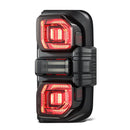 AlphaRex 21-24 Ford Bronco NOVA-Series Prismatic LED Tail Lights Alpha-Black