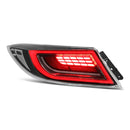 AlphaRex 21-24 Toyota GR86/Subaru BRZ LUXX-Series LED Tail Lights Black Smoke