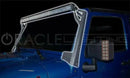 Jeep JK Upper Windshield Brackets + Light Combo