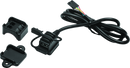 Kuryakyn USB Power Port Universal Charger Satin Black