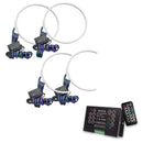 2005-2007 Dodge Dakota LED Headlight Halo Kit with 2.0 Controller.