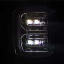 AlphaRex 23-26 Ford Super Duty NOVA-Series LED Projector Headlights Alpha-Black