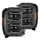 AlphaRex 23-26 Ford Super Duty NOVA-Series LED Projector Headlights Alpha-Black
