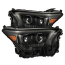 AlphaRex 24-25 Toyota Tacoma / 25-up 4Runner OG-Style LUXX-Series LED Projector Headlights Alpha-Black