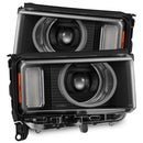 AlphaRex 24-26 Toyota Land Cruiser Heritage-Edition LED Projector Headlights Black