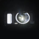 AlphaRex 24-26 Toyota Land Cruiser Heritage-Edition LED Projector Headlights Black
