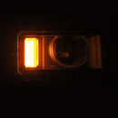 AlphaRex 24-26 Toyota Land Cruiser Heritage-Edition LED Projector Headlights Black